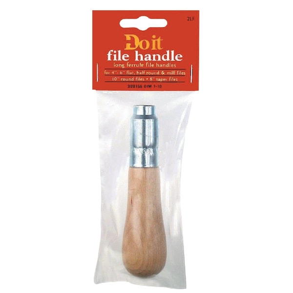 All-Source Long Ferrule 4-1/2 In. L Wood File Handle for 6 to 8 In. File 303166 - main